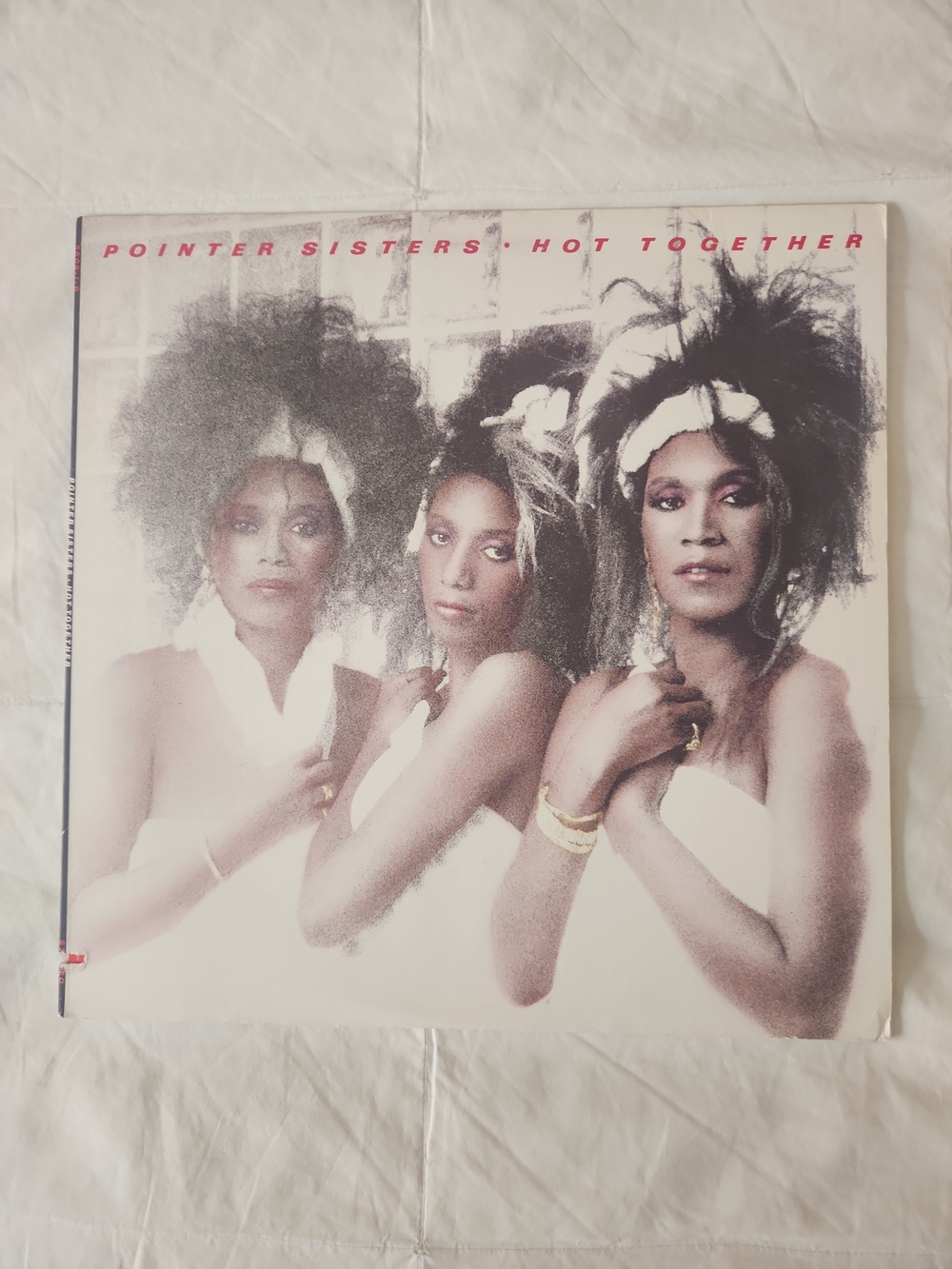 Pointer Sisters 'Hot Together' Album Cover Art Print - White